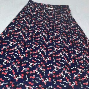 Brand New Kasper Floral Midi Skirt Size xs/s NWT